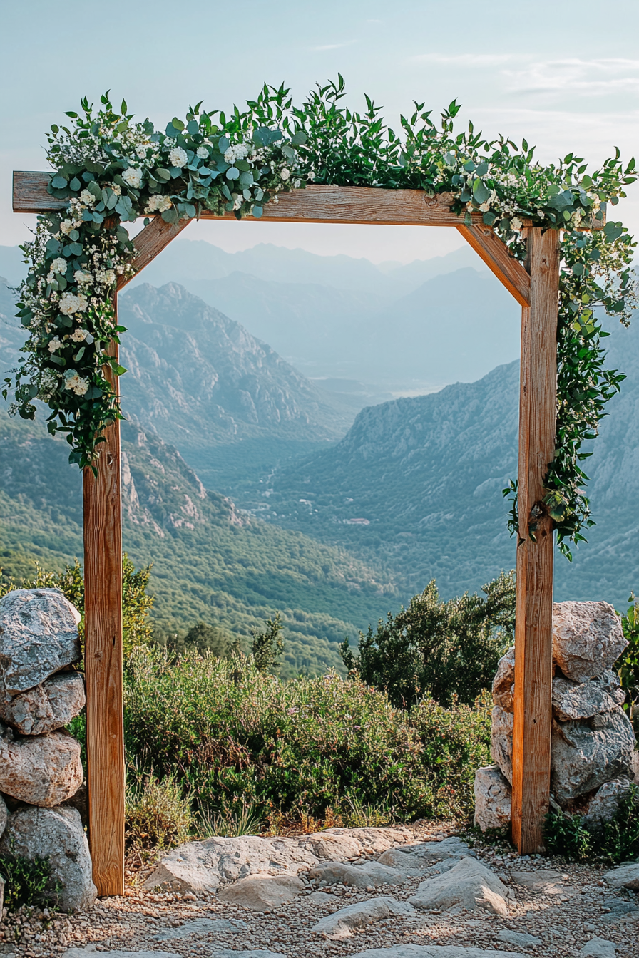 boho wedding arch