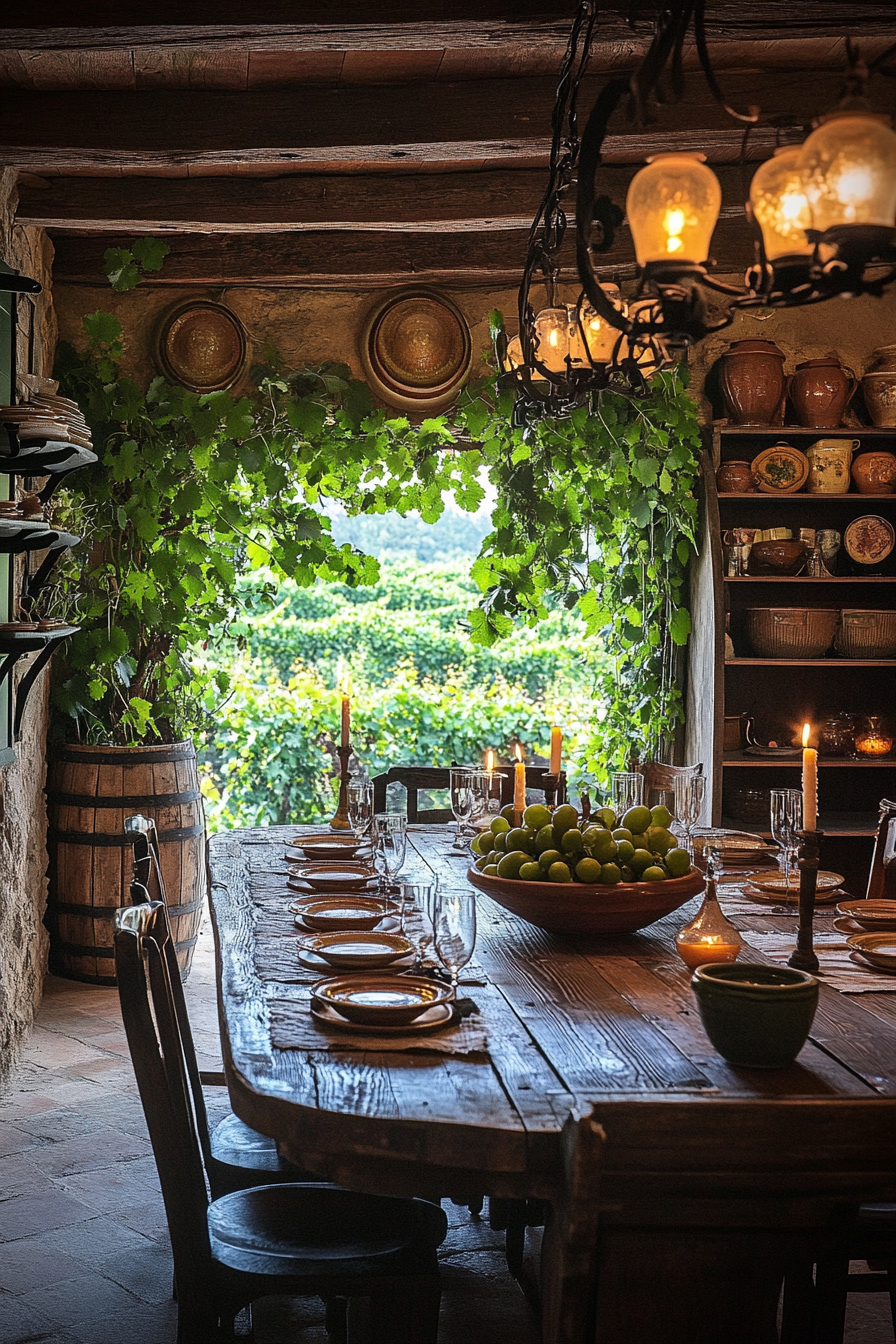 barndominium dining room