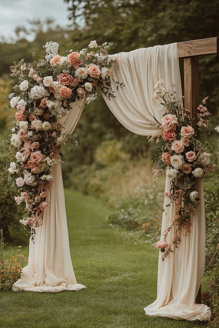 boho wedding arch