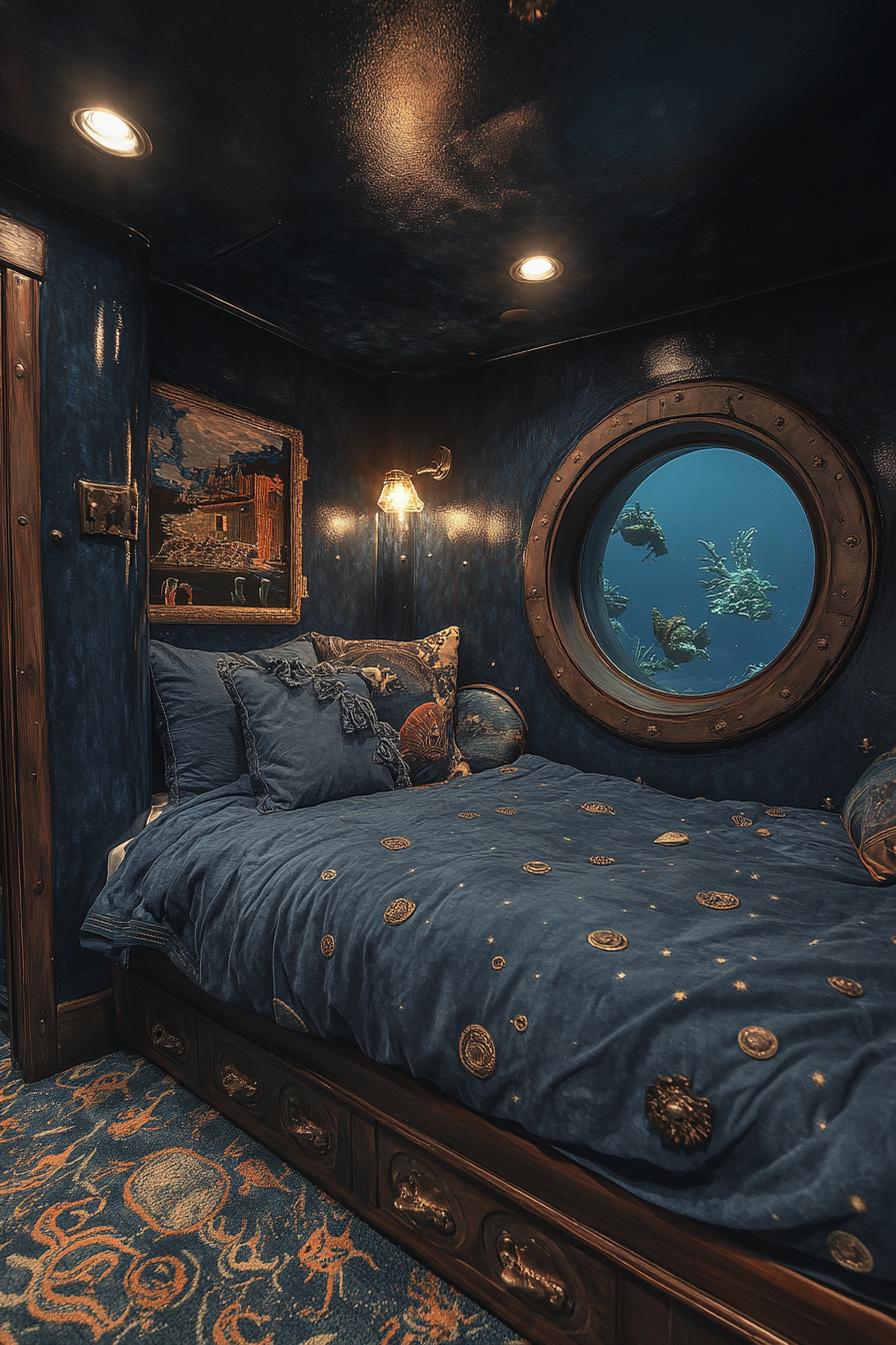 blue fantasy bedroom ideas