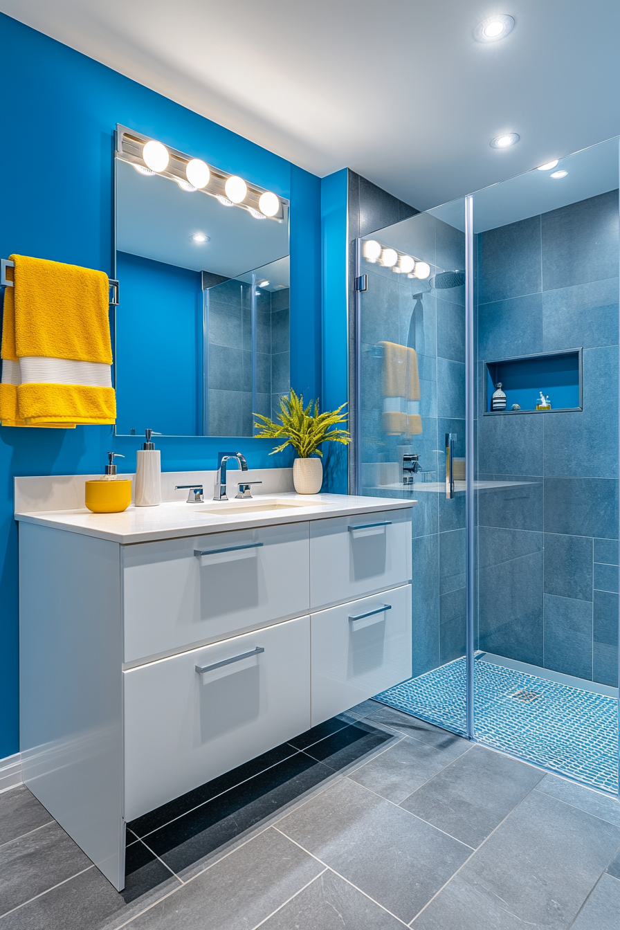 blue bathroom decor ideas