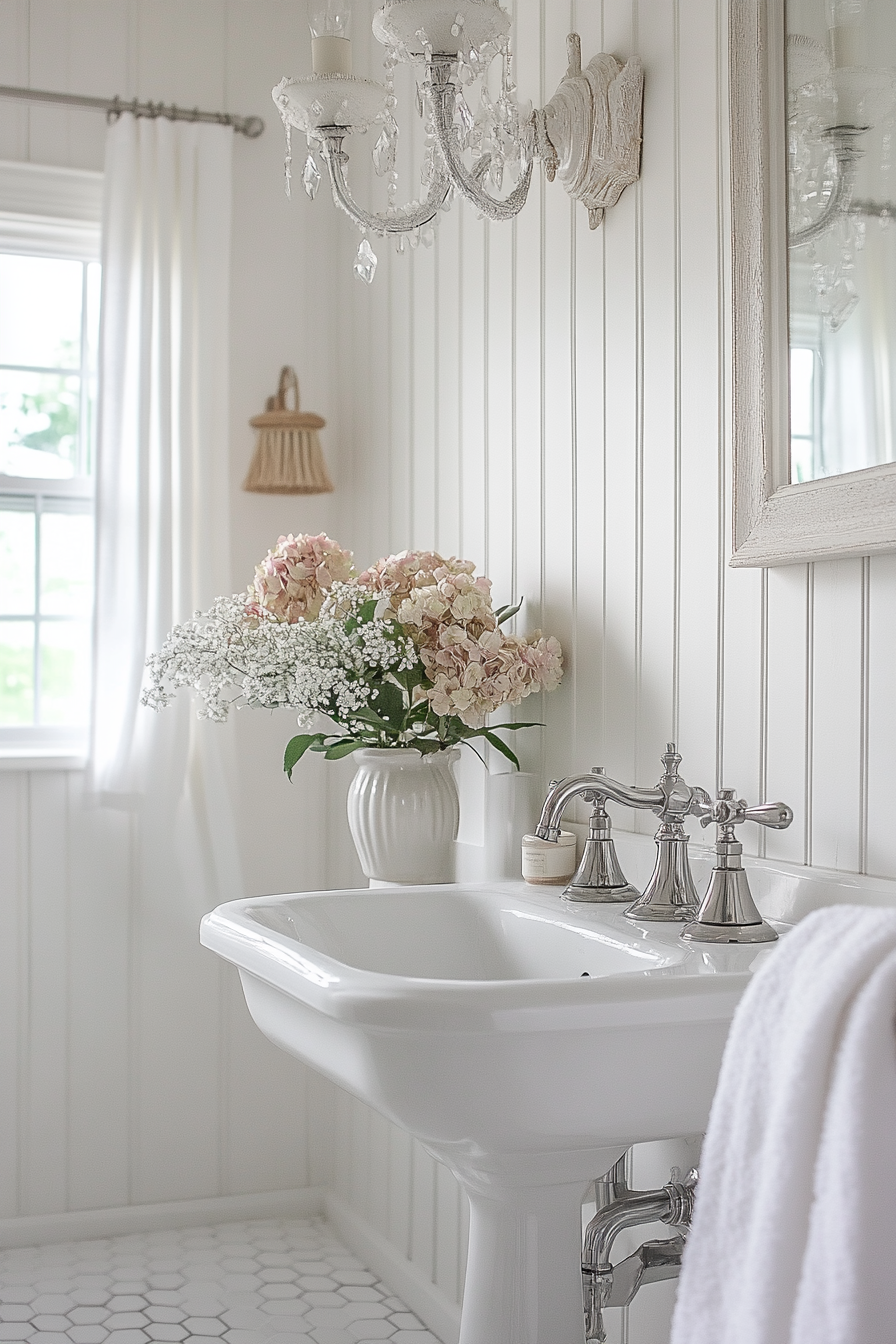 farmhouse style bathroom