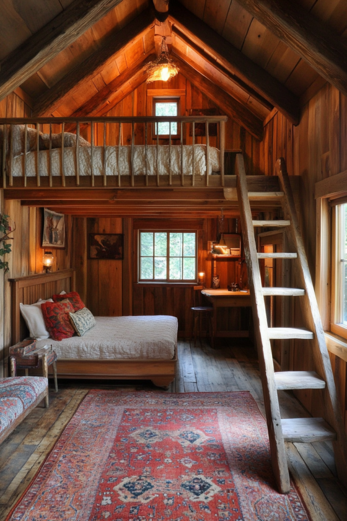 little cabin bedroom