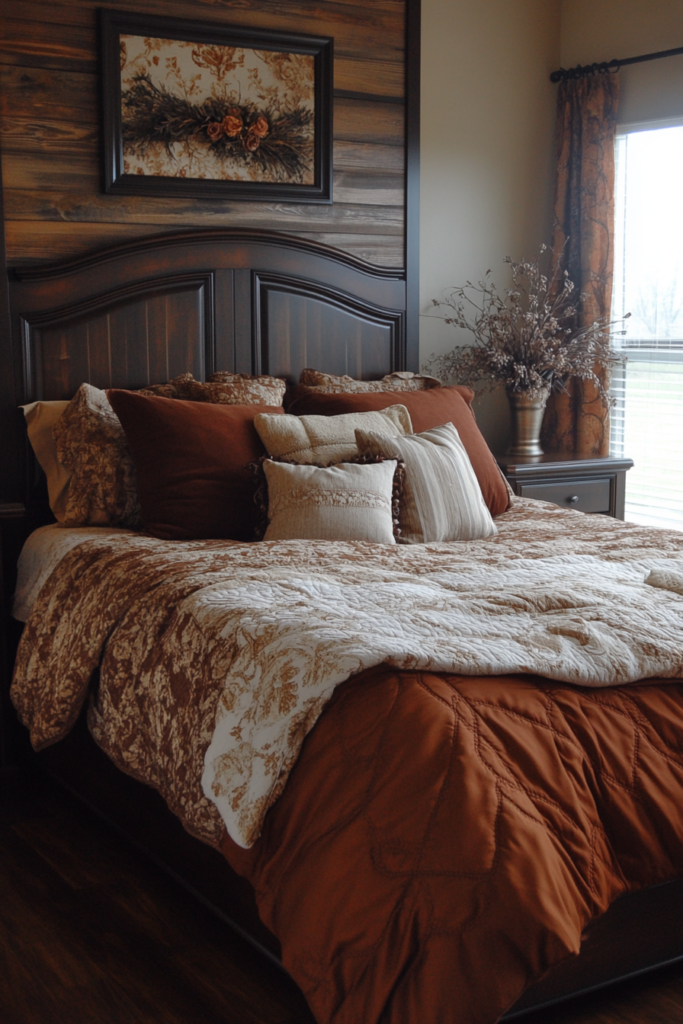 barndominium master bed