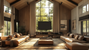 barndominium living room