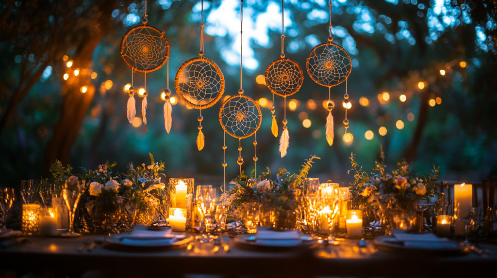 boho wedding table decorations