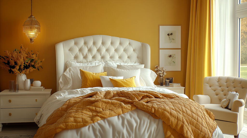 yellow fantasy bedroom ideas