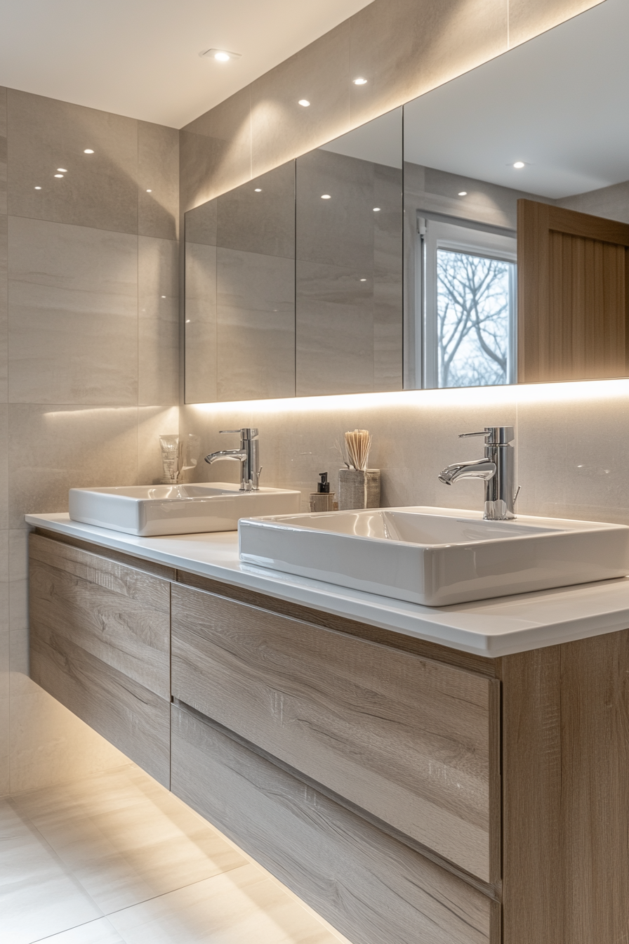 double sink bathroom vanity