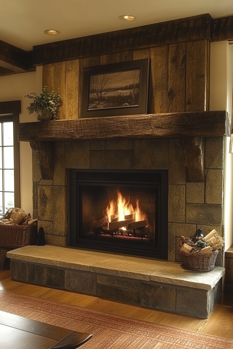 Farmhouse Fireplace