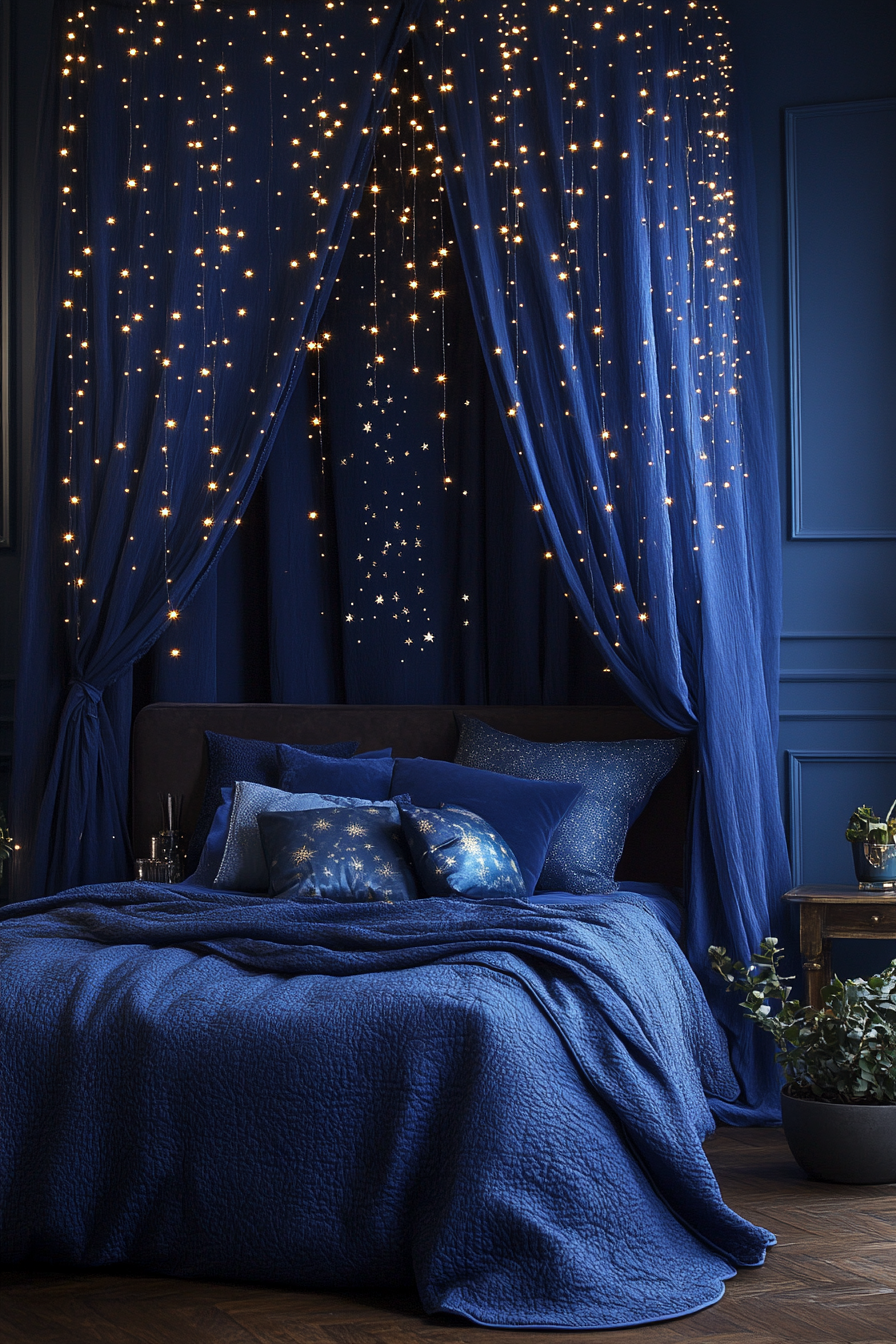 Boho Bedroom with Canopy