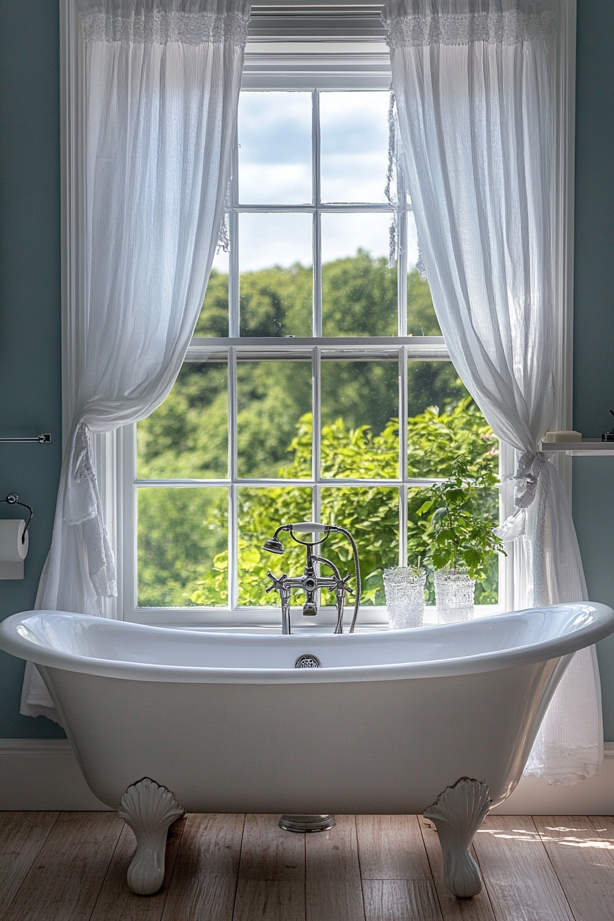 small bathroom with tub