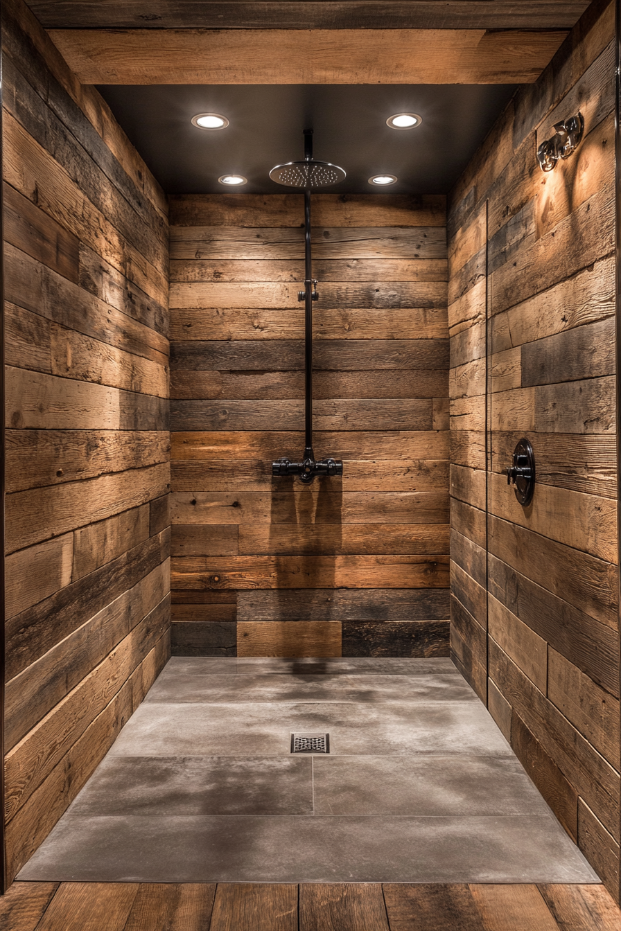 Rustic Wet Room Ideas