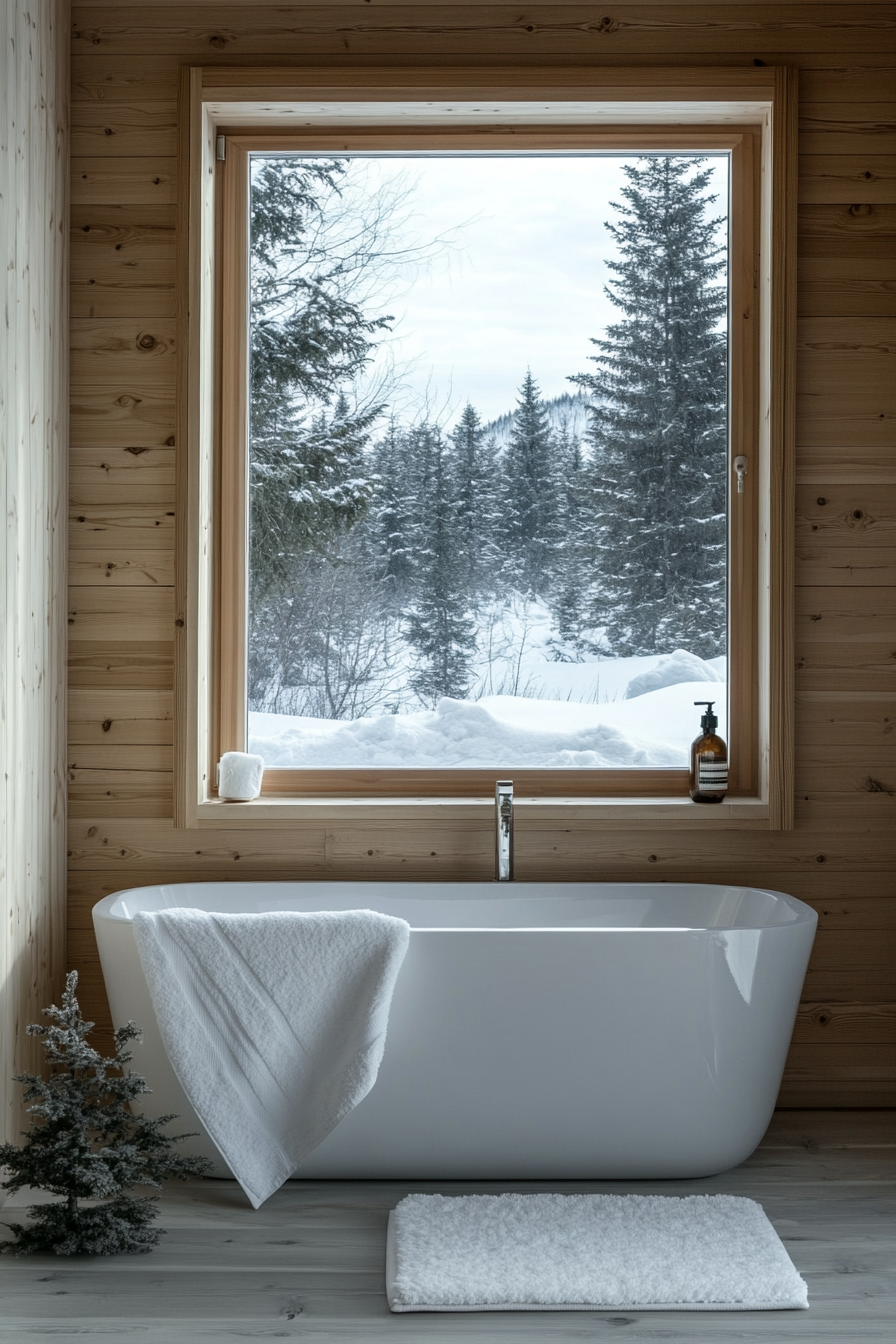 little cabin bathroom