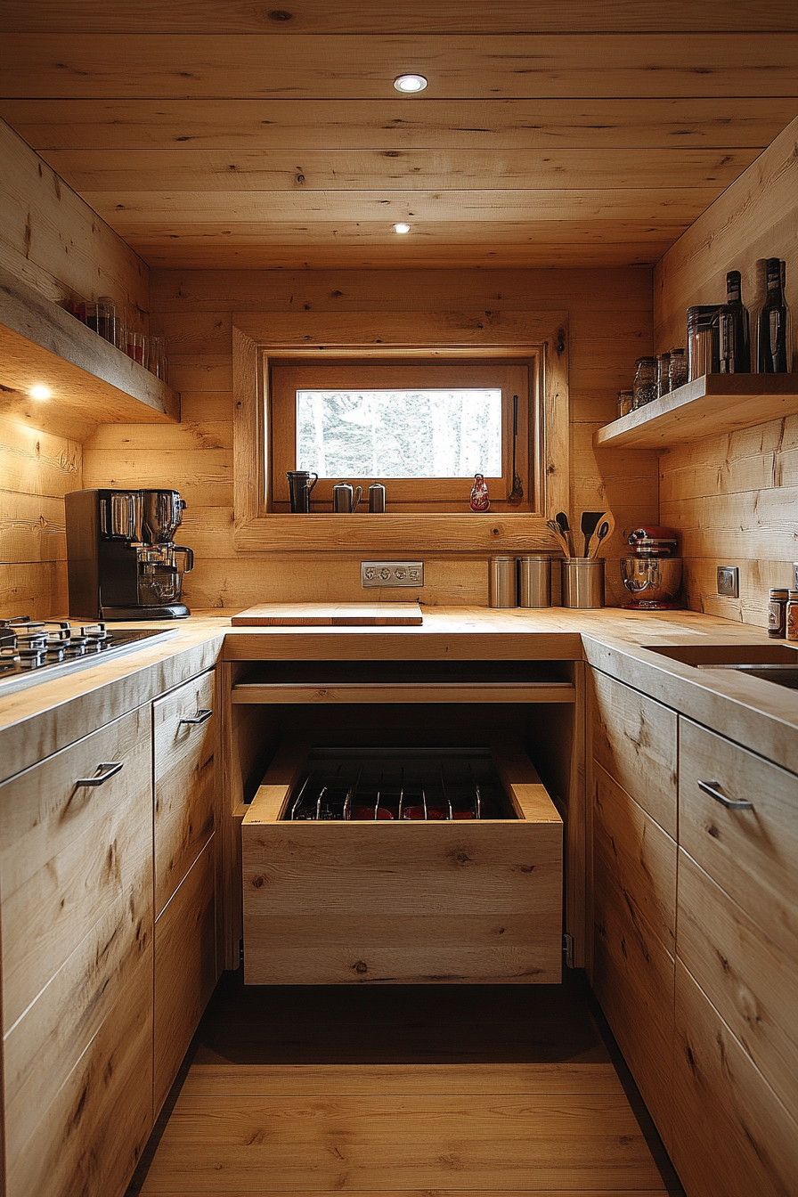 little cabin kitchen