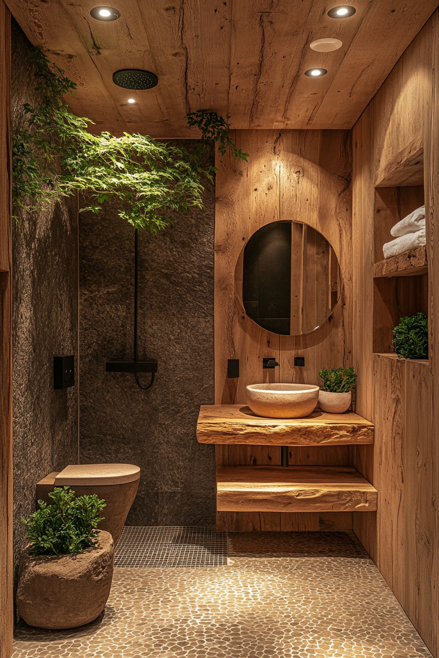 Rustic Wet Room Ideas