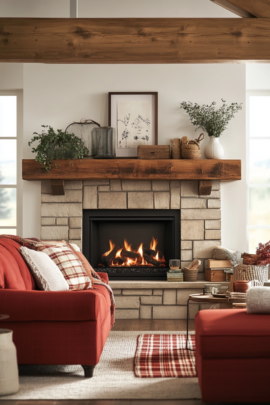 Farmhouse Fireplace