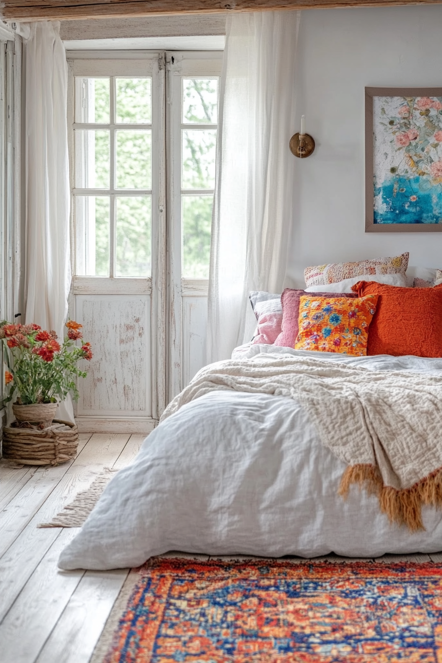 Colorful Eclectic Bedroom