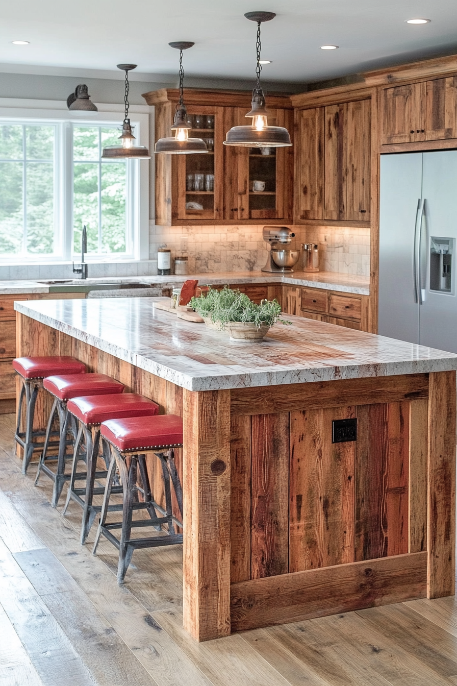 rustic kitchen cabinets