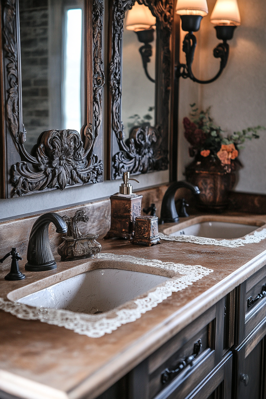 double sink bathroom vanity