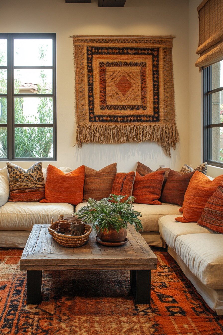 earthy boho decor