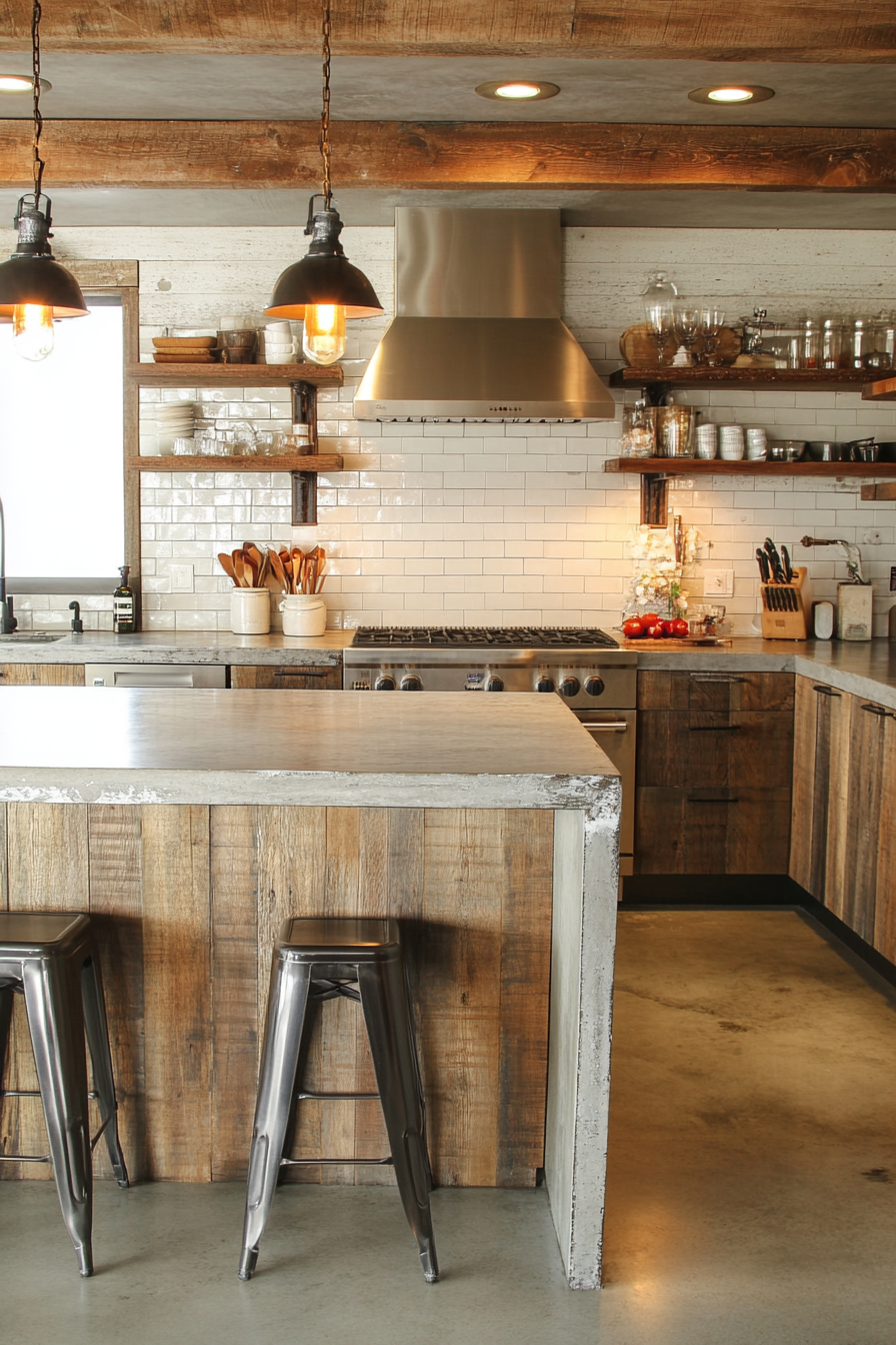 rustic kitchen cabinets