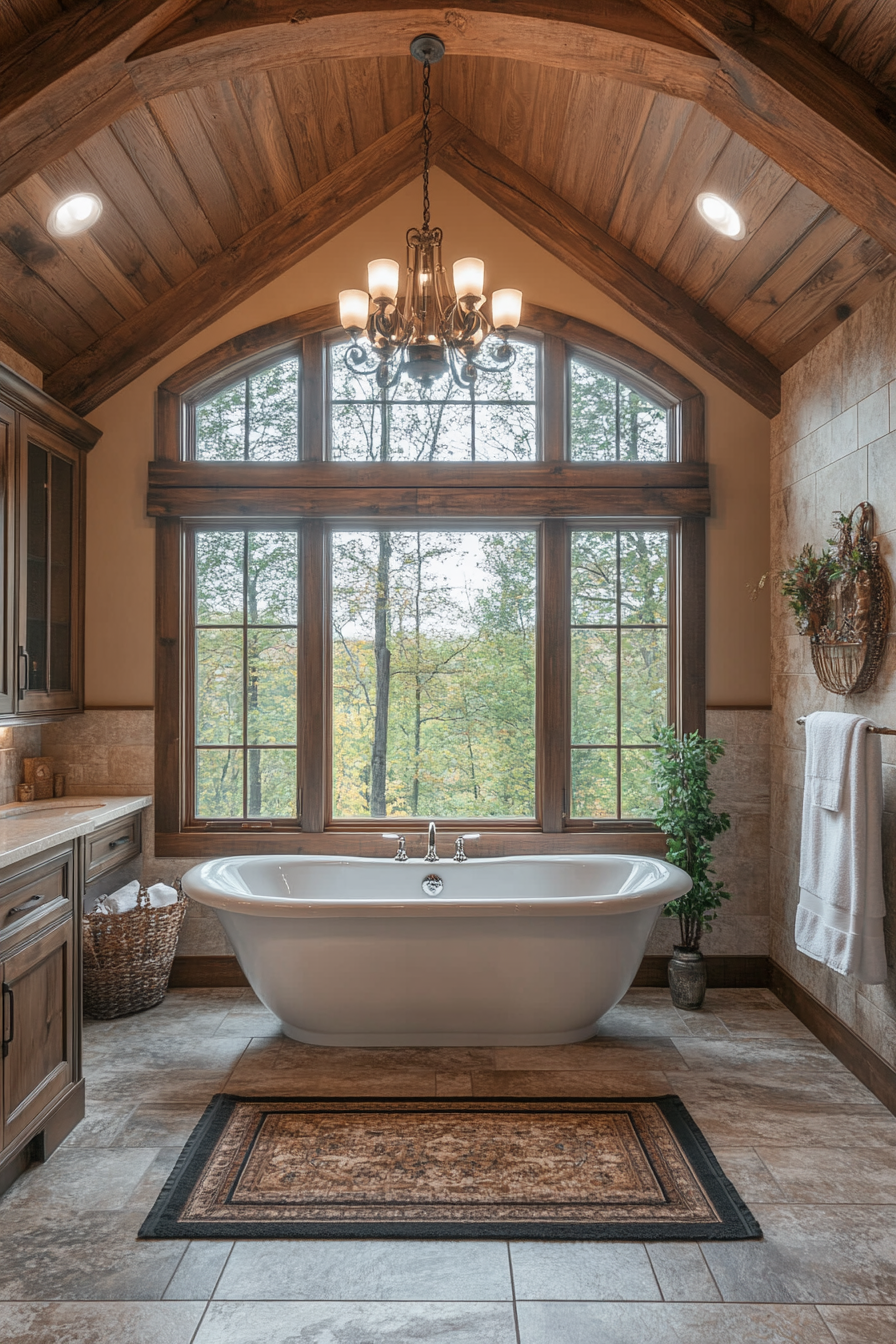 little cabin bathroom