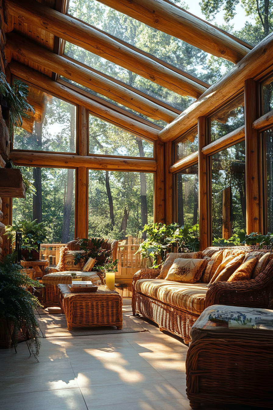 log home aesthetic