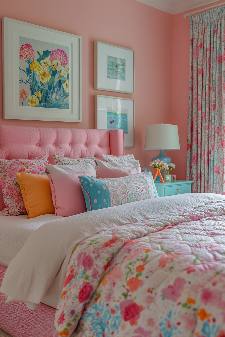 Colorful Eclectic Bedroom