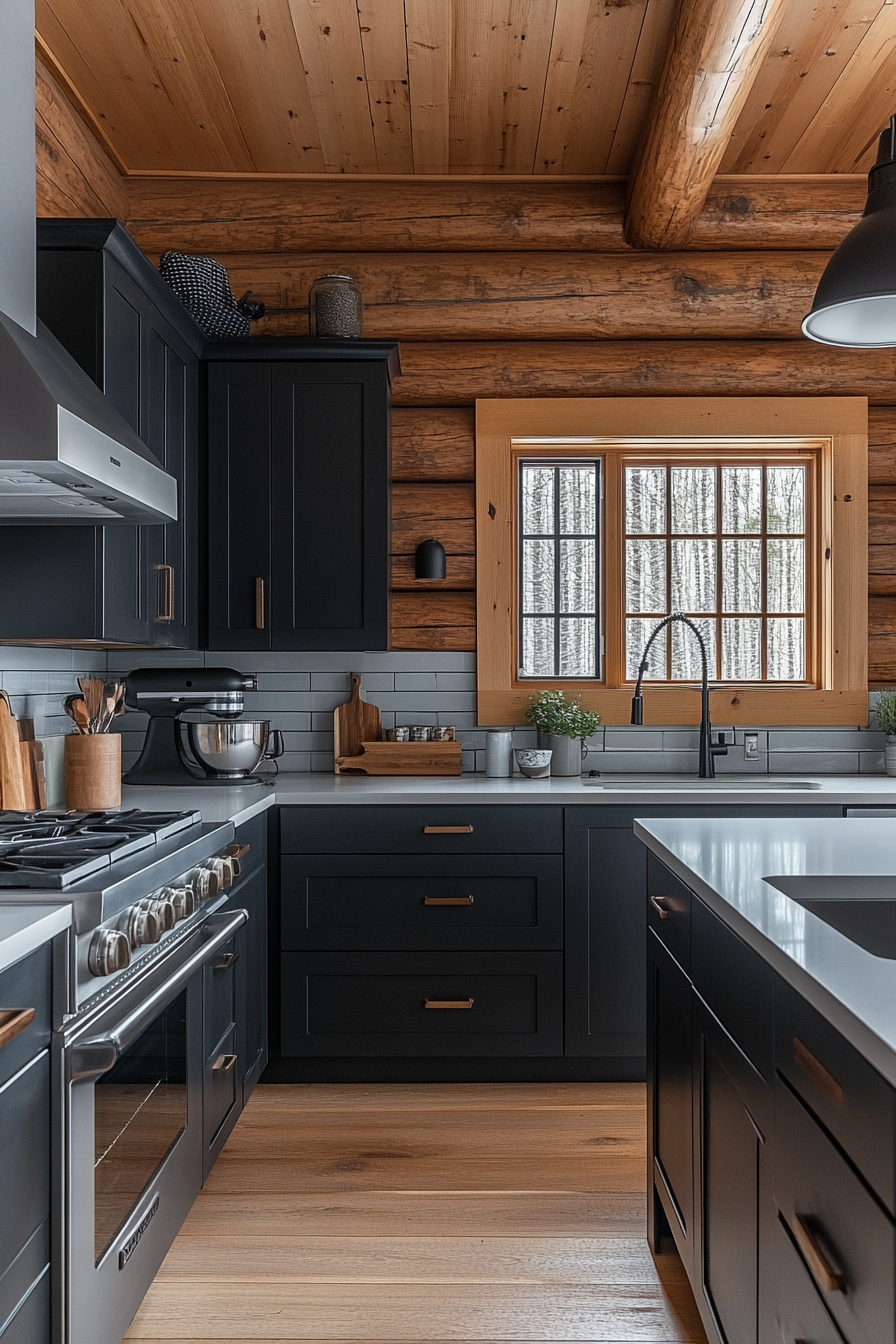 little cabin kitchen