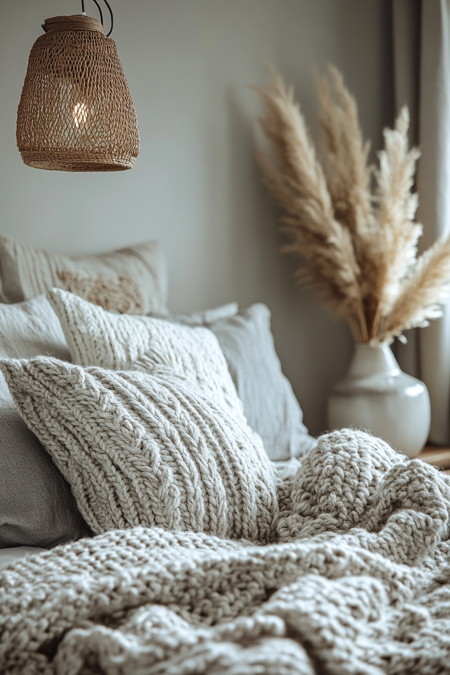 Monochrome Boho Bedroom