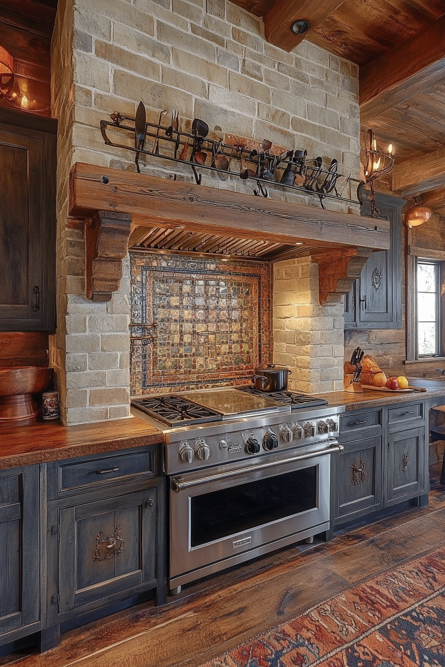 little cabin kitchen