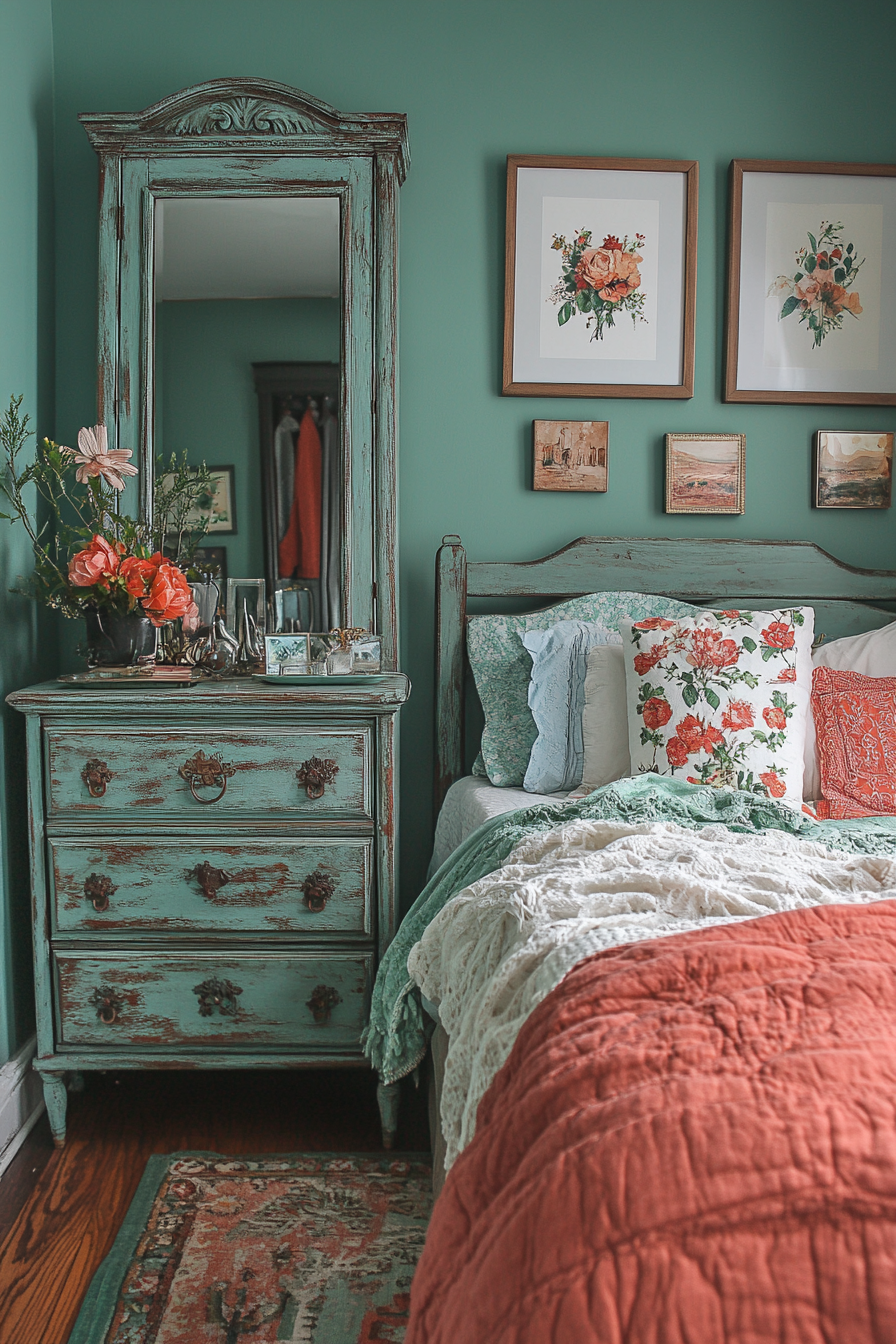 Small Maximalist Bedroom