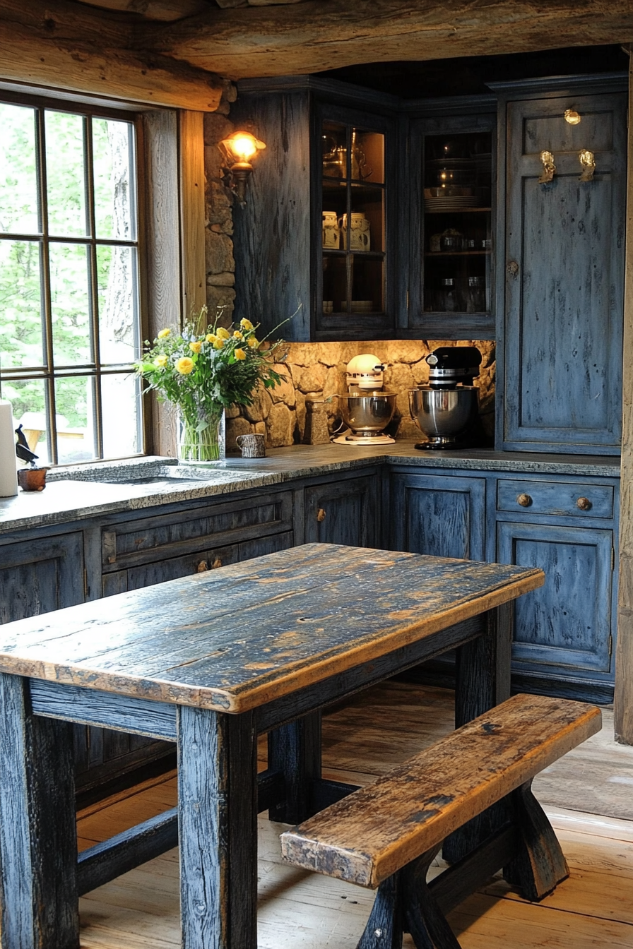 rustic kitchen cabinets