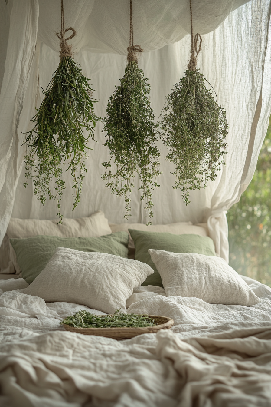 Boho Bedroom with Canopy