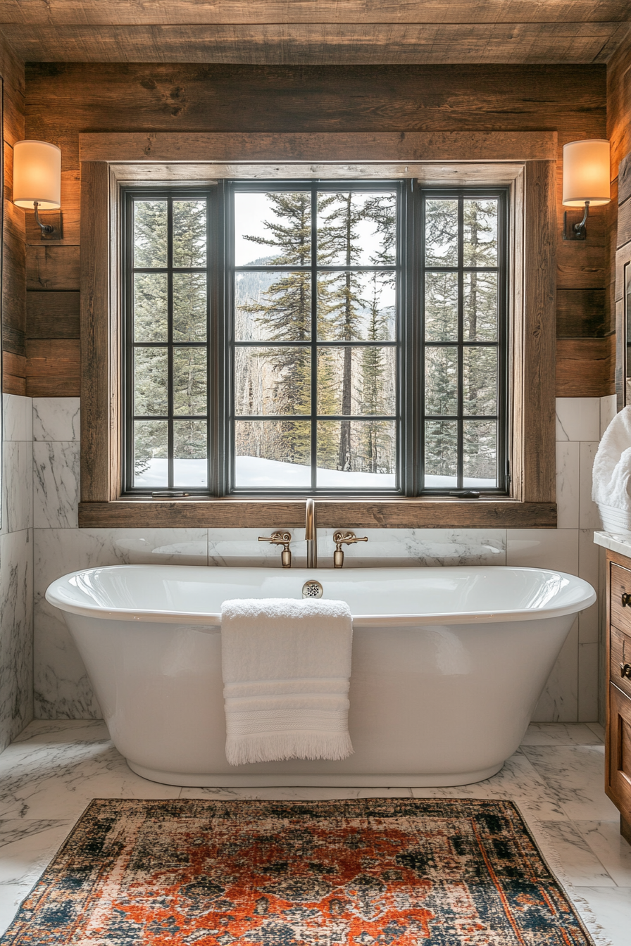 little cabin bathroom