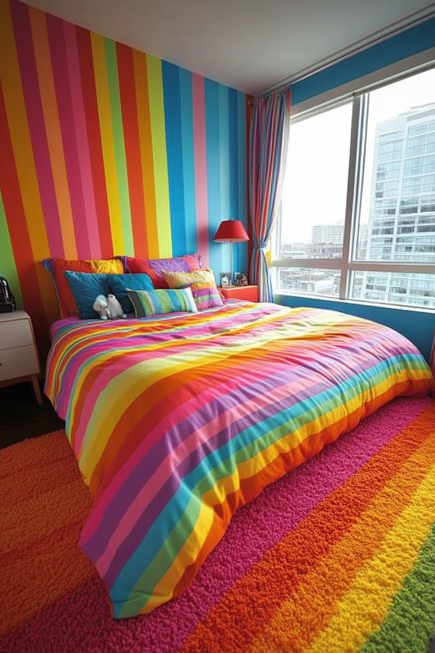 Colorful Eclectic Bedroom