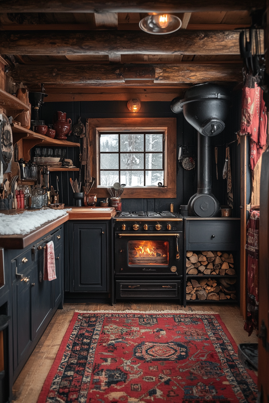 little cabin kitchen