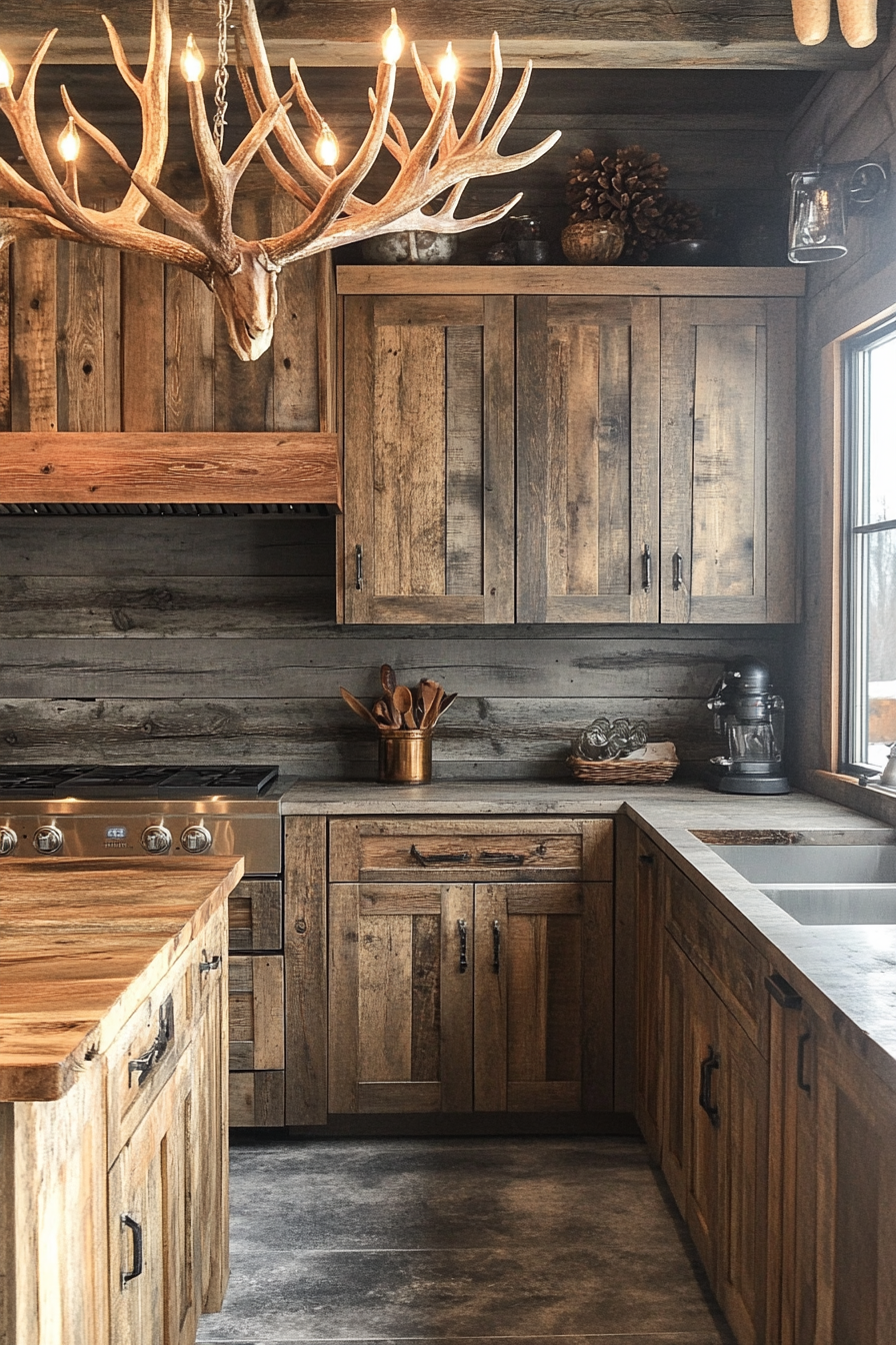 rustic kitchen cabinets