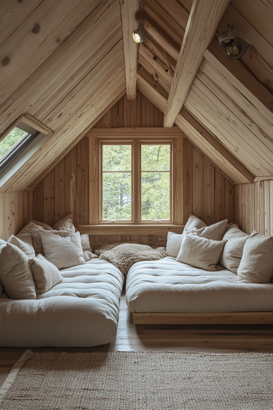 little cabin living room