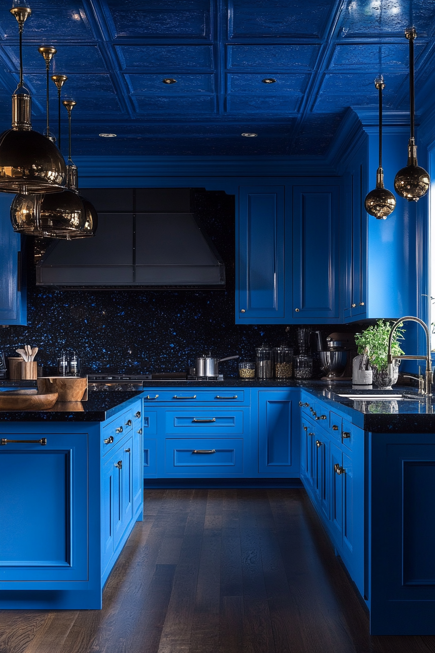 Powder Blue Kitchen Cabinets