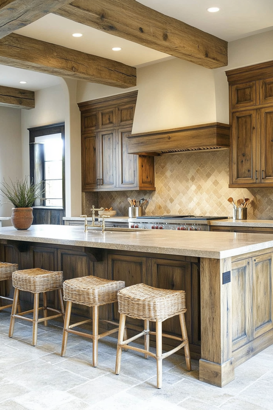 rustic kitchen cabinets