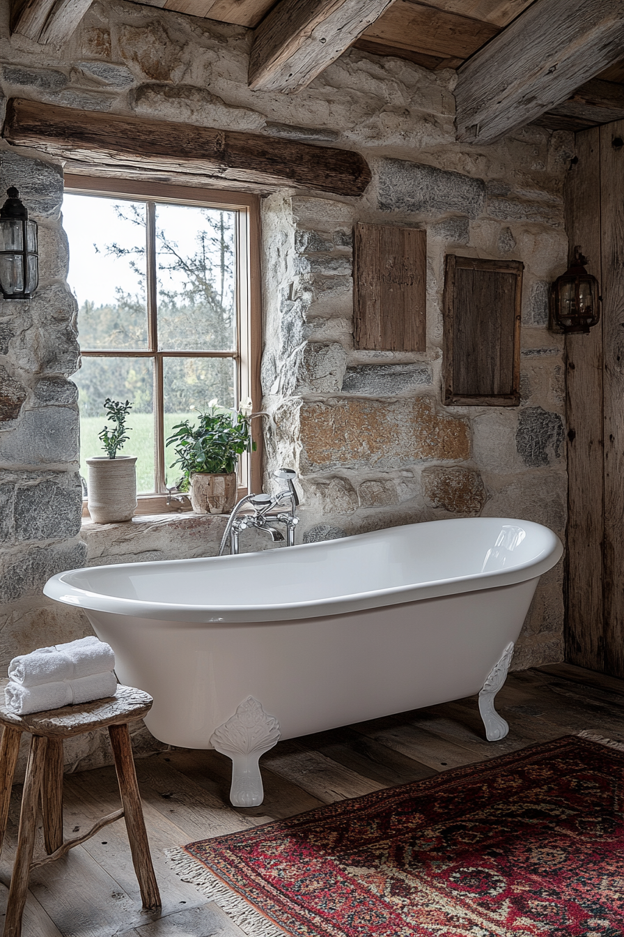 little cabin bathroom