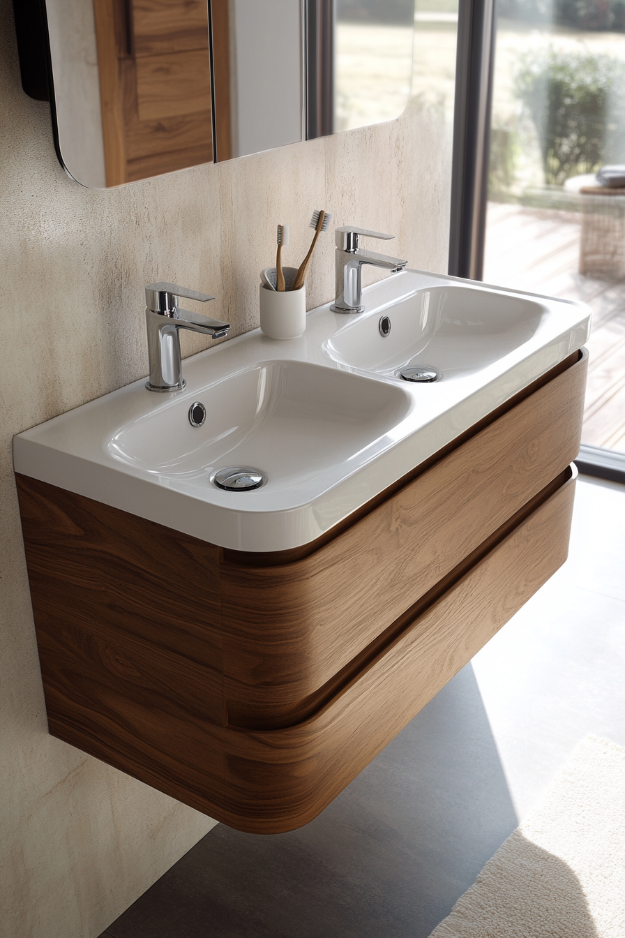 double sink bathroom vanity