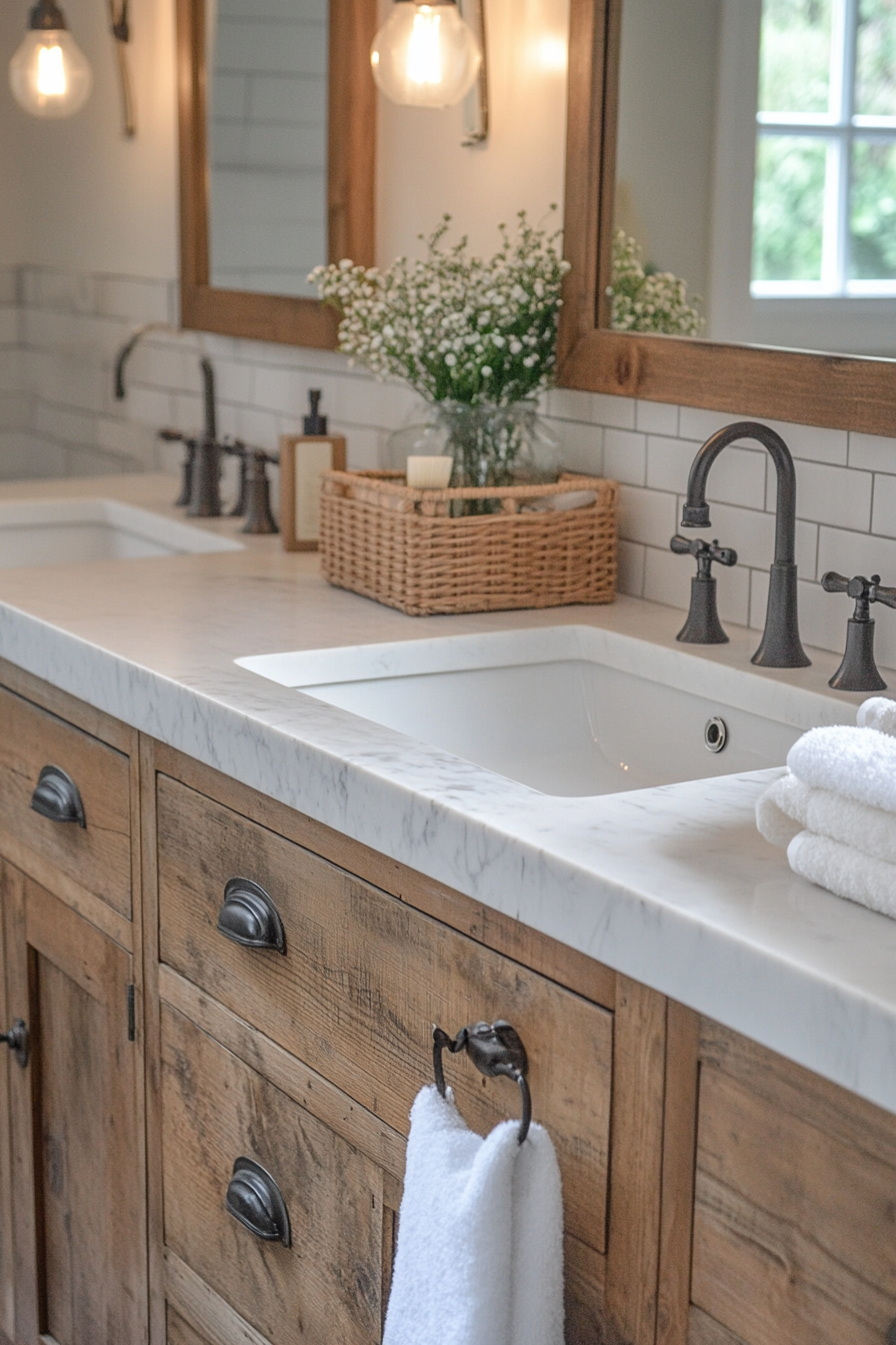 double sink bathroom vanity