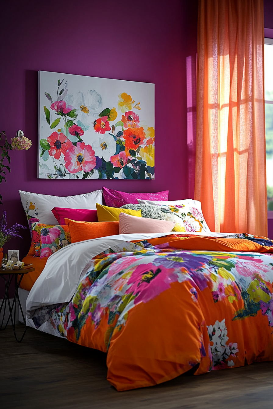 Colorful Eclectic Bedroom