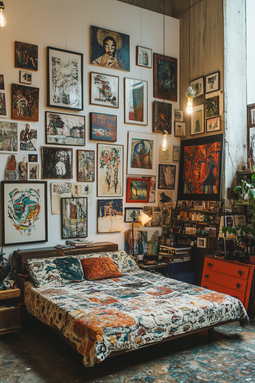 Small Maximalist Bedroom