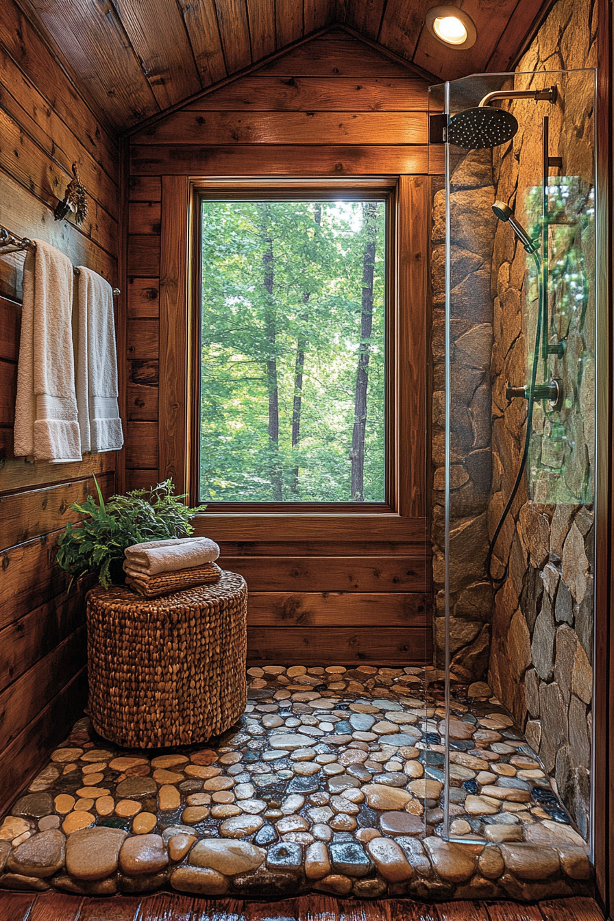 Rustic Wet Room Ideas