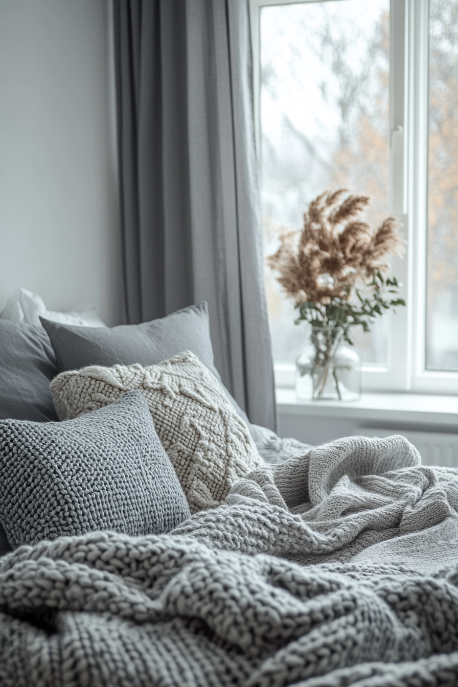 Monochrome Boho Bedroom