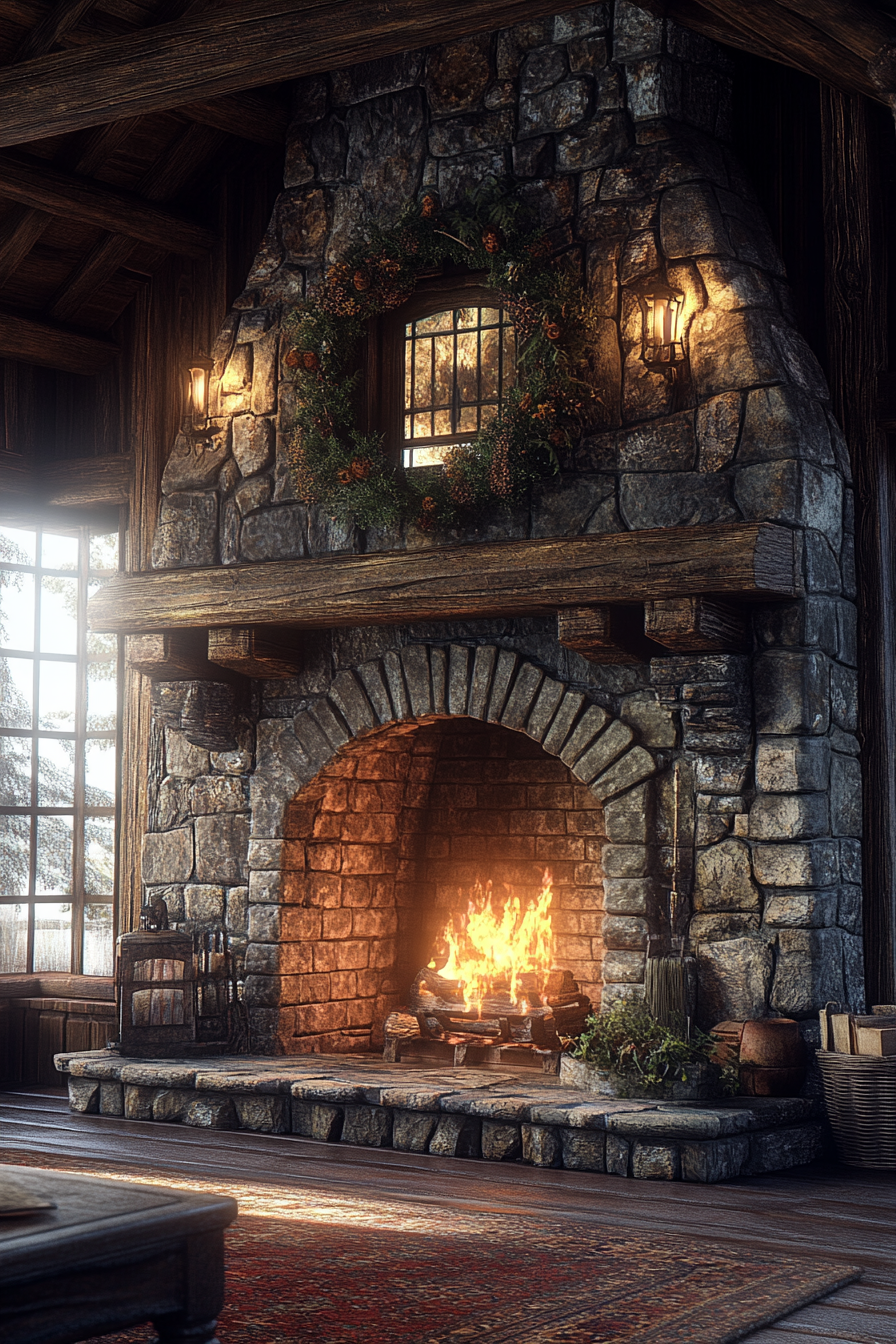 Farmhouse Fireplace