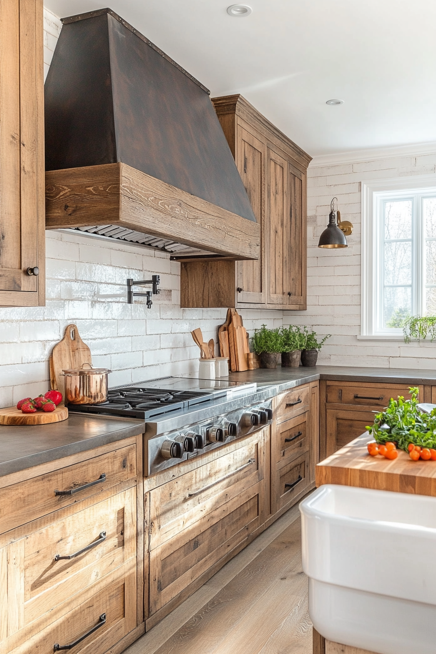 oak kitchen cabinets